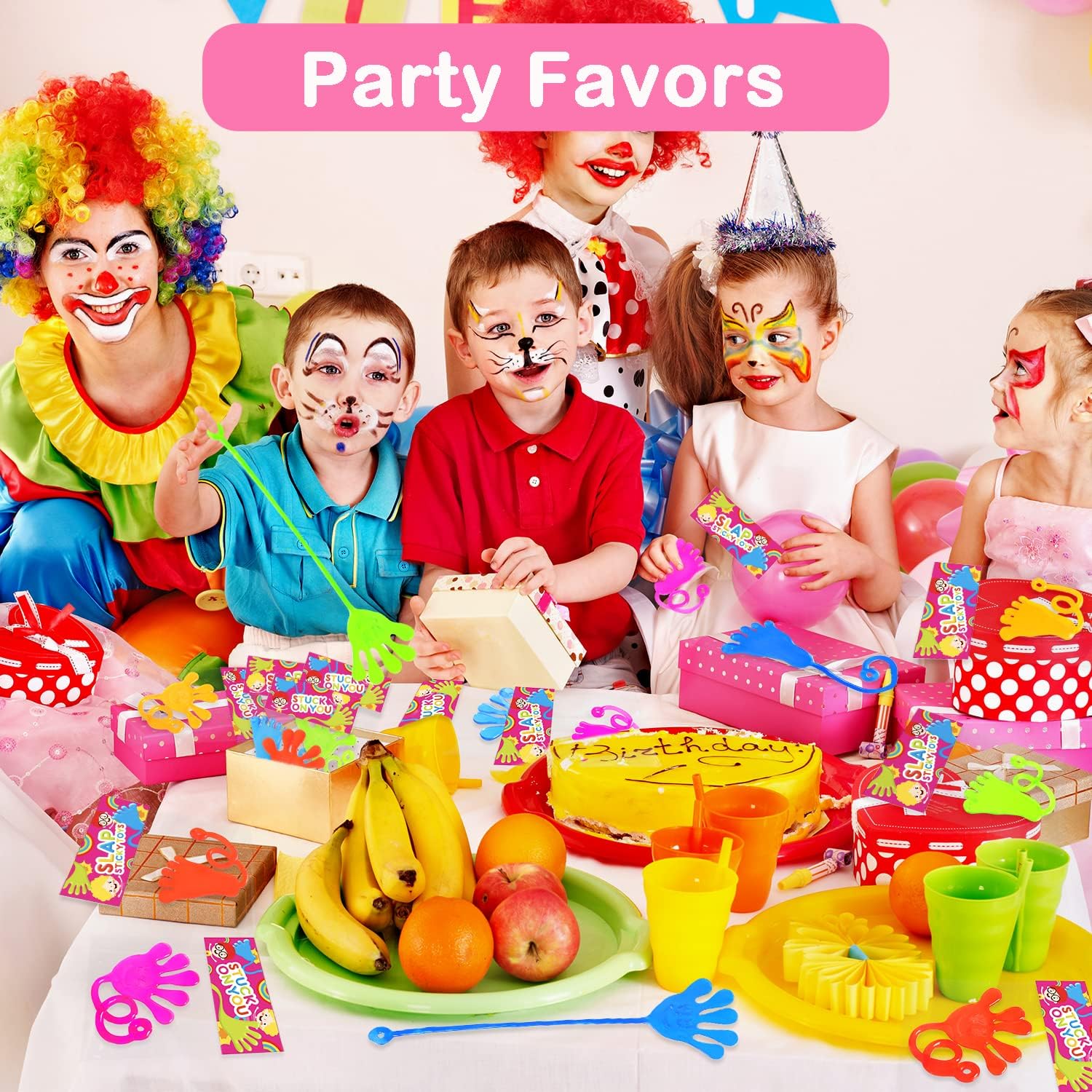 Sticky Hands & Feet Party Favors Supplies for Toddlers (20 PCS), Birthday Pinata Goodie Bags Stuffer Fillers for Kids, School Student Non Candy Treats Treasure Box Prizes Toys Gifts for Boys Girls