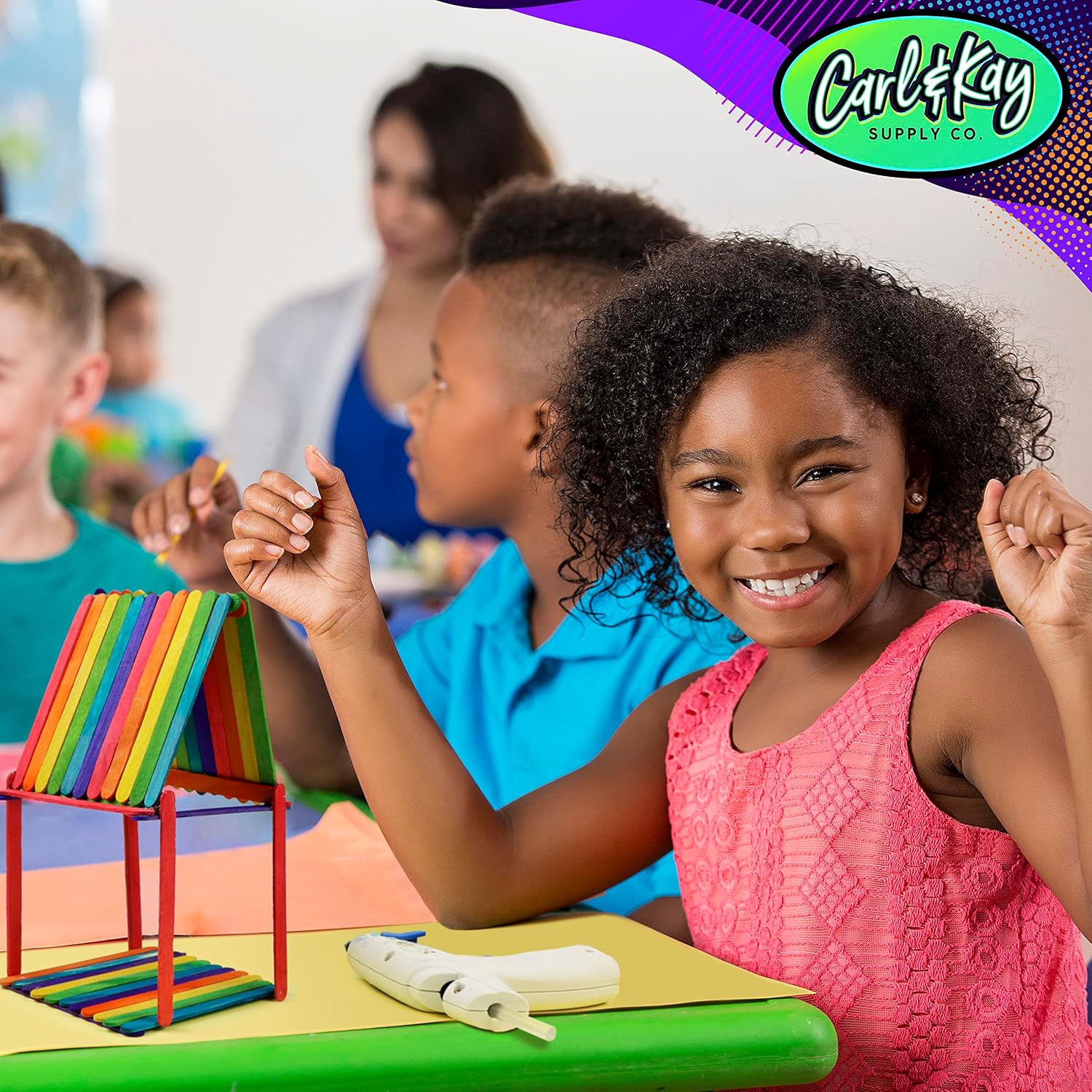 Arts & Crafts Supplies Kits & Materials Set for Kids, Toddler