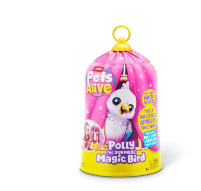 Pets Alive Polly the Magic Bird Electronic Robotic Toy for Girls by ZURU Interactive Talking Parrot with Sounds, Repeats What You Say, Fun Pet Toy Gift - Image 3