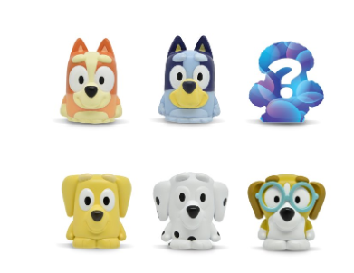 Mash’ems Bluey Collectible Toys Squishy Surprise Figures for Kids 4+ Soft Stretchy Bluey Mash Ball Styles May Vary - Image 2