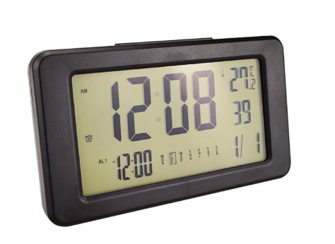 Viflosae Smart Night Digital Alarm Clock with Indoor Temperature Display Compact LED Desk Clock for Bedroom & Office - Image 2